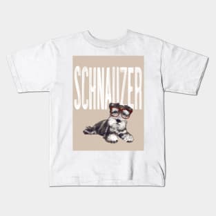 Schnauzer dog Kids T-Shirt